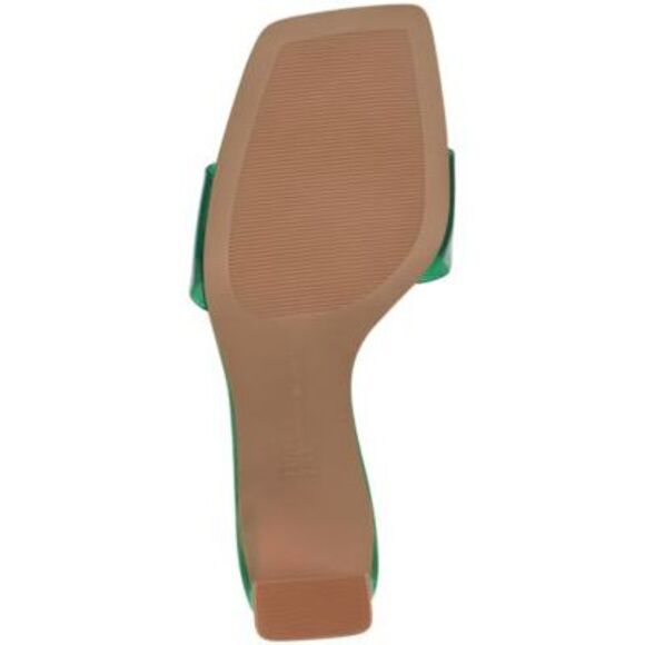 INC Womens Green Beyla Square Toe Block Heel Slip On Heeled Sandal 6.5 M - Picture 4 of 4